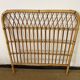 Vintage bamboo and rattan headboard