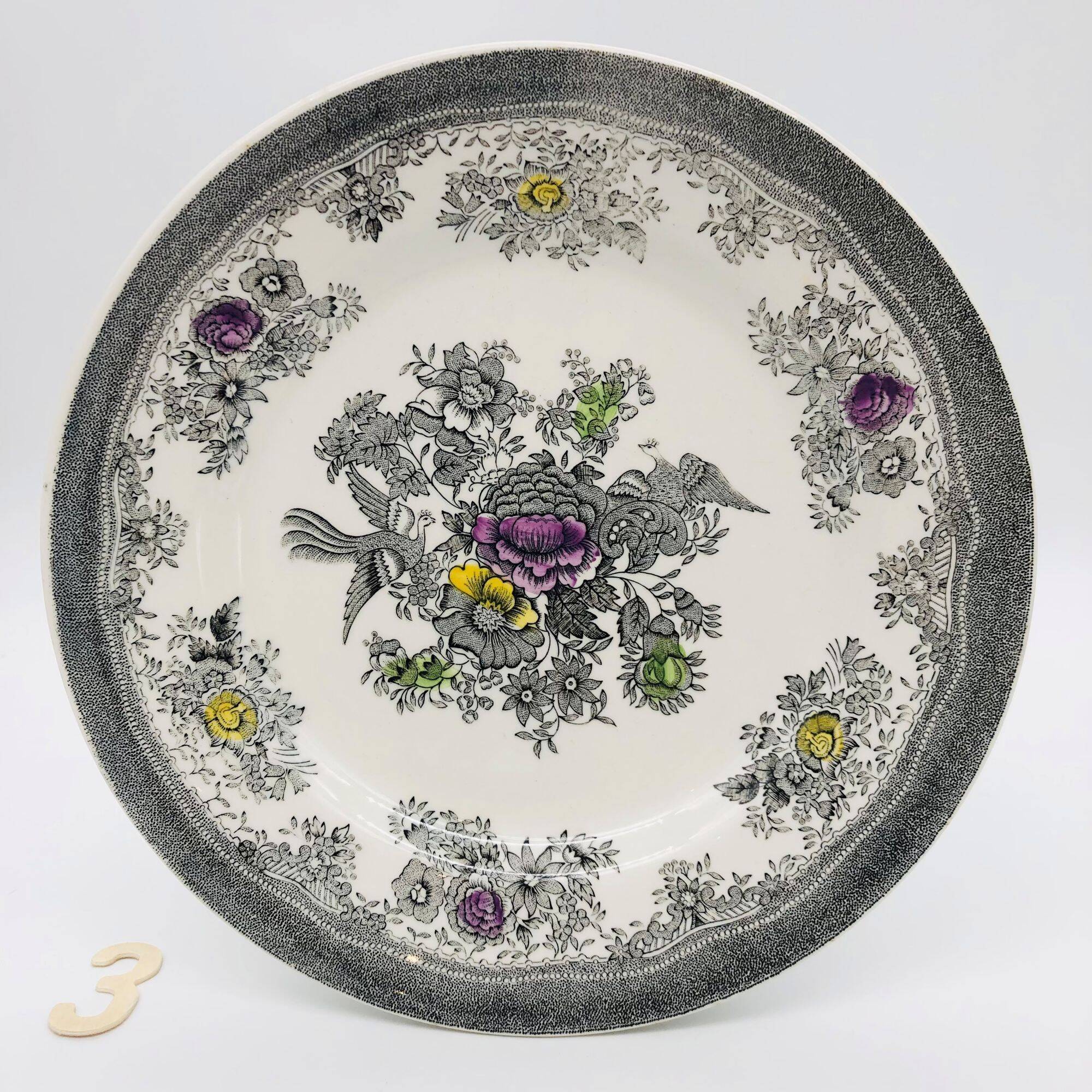 6 flat plates. Egersund. Norway.