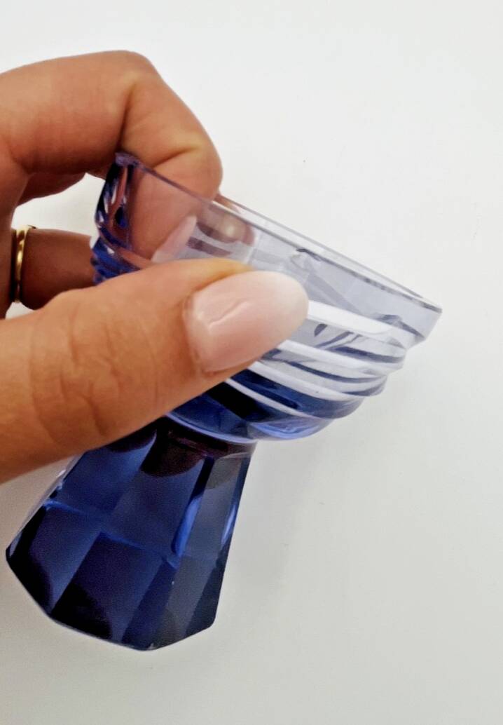 Purple crystal liqueur set