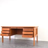 Mid-Century Danish Teak Desk, 1970s.