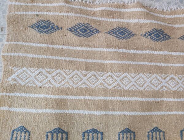 Tapis kilim multicolore fait main