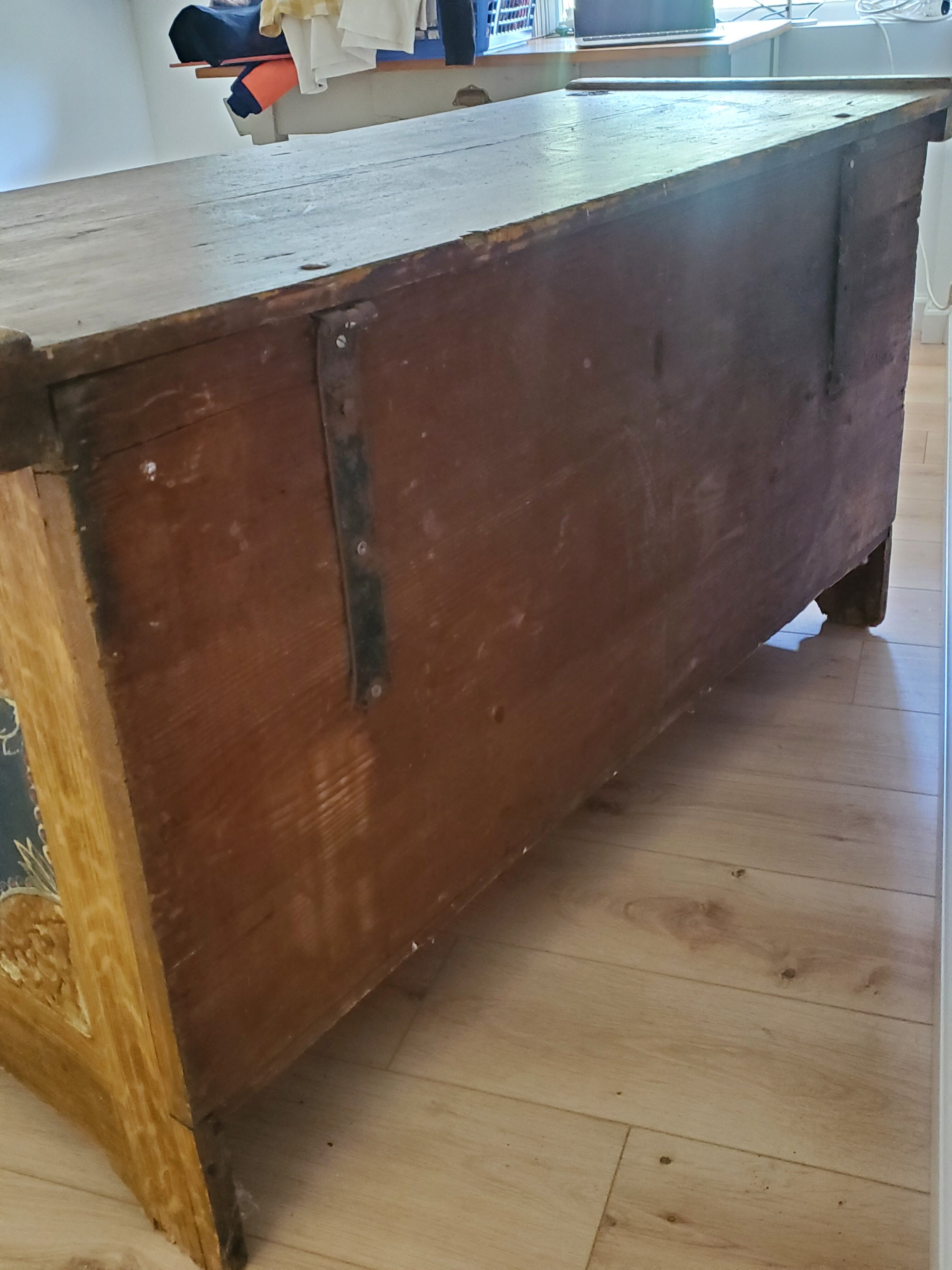 19th century Alsatian wedding chest