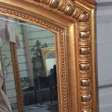 Gilded mirror Napoleon III 162 cm x 0.90 cm