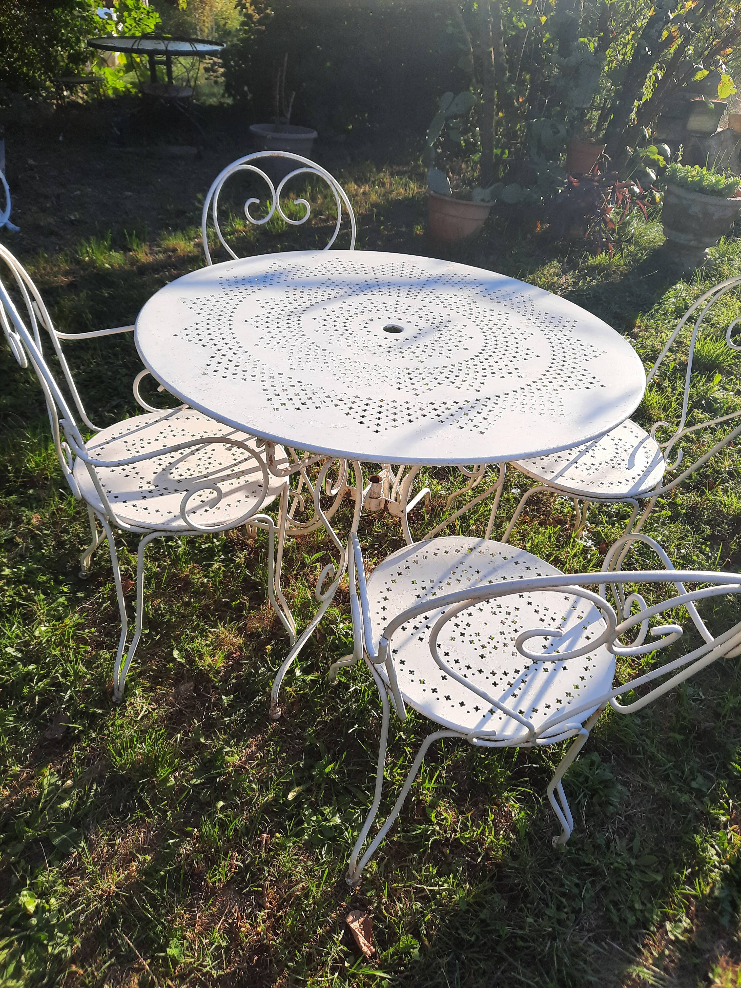 Vintage Fermob garden furniture