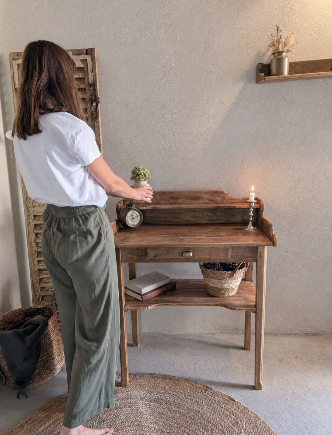 Renovated antique dressing table