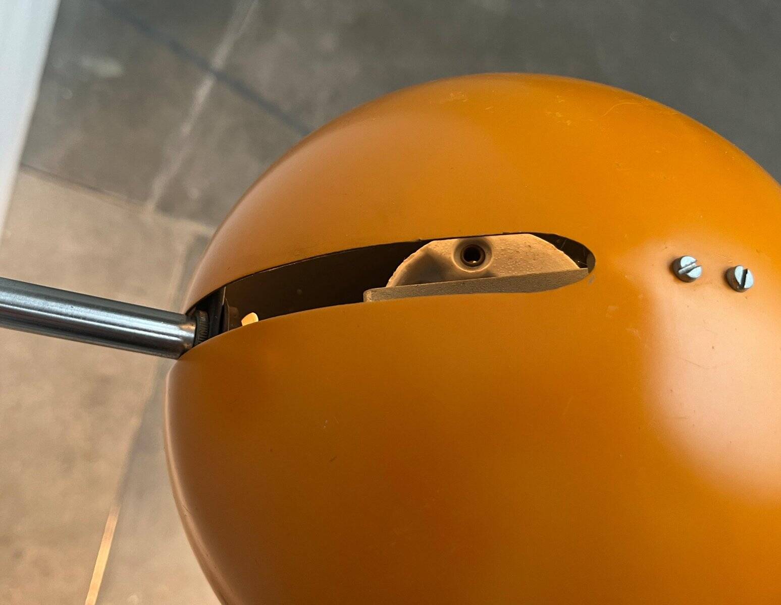 Mid-century Danish space age yellow ball wall lamps by Louis Poulsen, 1960s, set of 3.