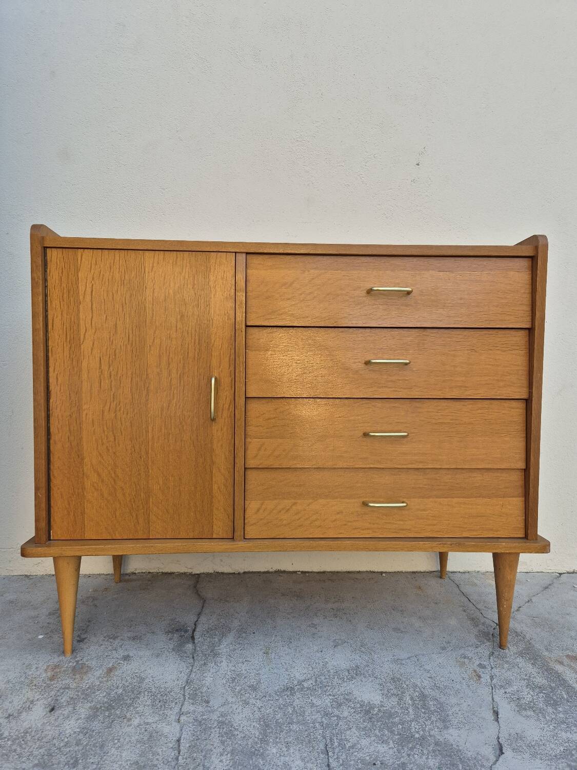 Enfilade very commode vintage 1950s oak
