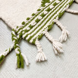 Kilim Moroccan Berber ecru with green patterns 172x103cm