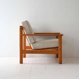 Scandinavian oak armchair