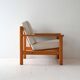 Scandinavian oak armchair