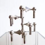 Candlesticks modular S22 by Caesar Stoffi & Fritz Nagel for BMF 1970 s, Set of 4