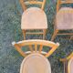 Ensemble de 10 chaises bistrot années 1950-60 vintage