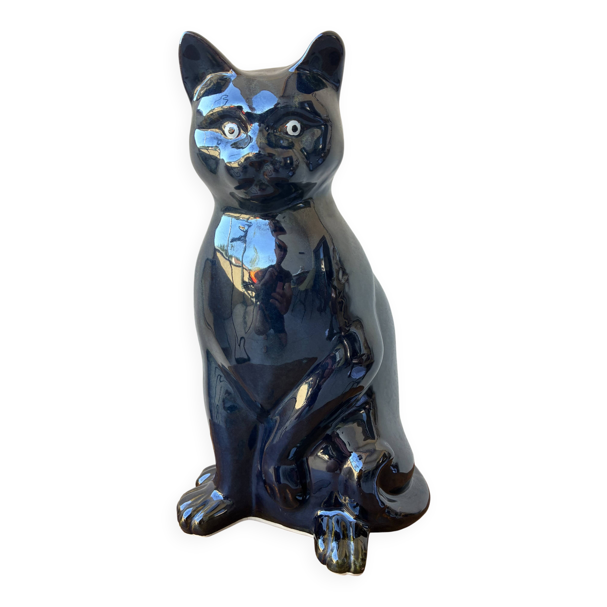 Vintage ceramic cat