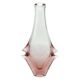 Mid-century modern vase, glass, Czechoslovakia, 1950s