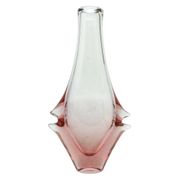 Mid-century modern vase, glass, Czechoslovakia, 1950s