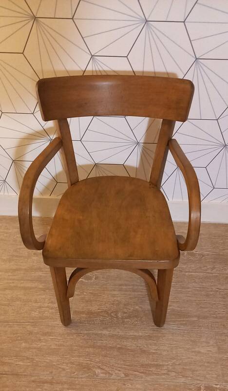 Vintage children's armchair signed Baumann.