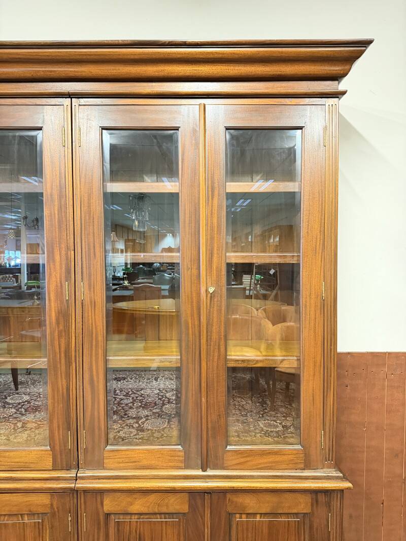 Classic English Bookcase Cabinet