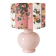 Vintage table lamp in powder pink ceramic – Unique edition