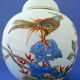 Chinese porcelain ginger pot decorated with a pheasant