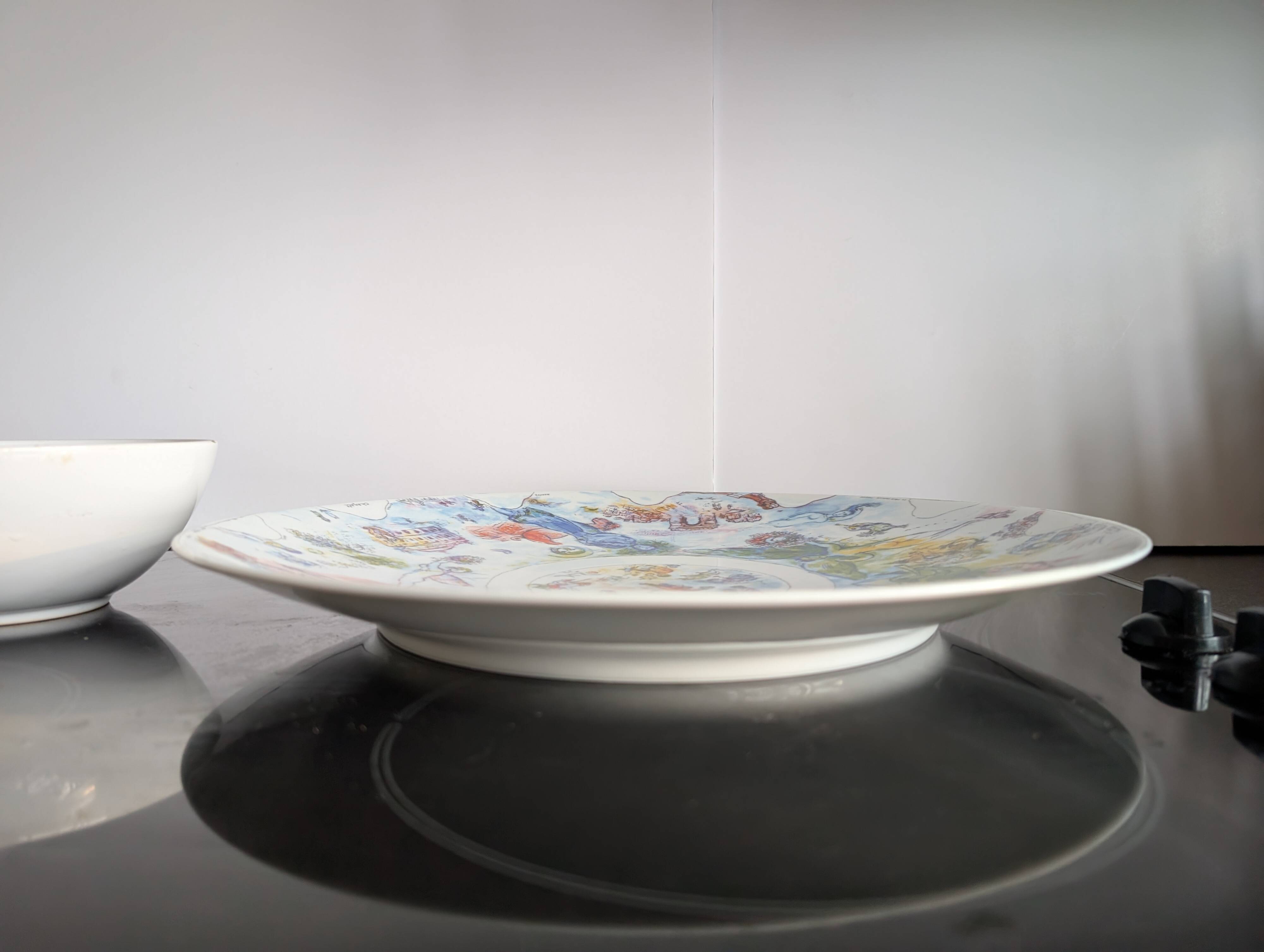Bernardaud Marc Chagall Opéra Garnier Limoges Porcelain Coupe Plate, 36 cm