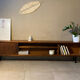Vintage wooden row