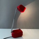 70's desk lamp, table lamp "Briloner Leuchte", telescopic lamp, travel lamp, vintage interior.