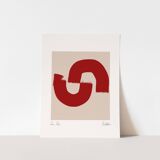 Abstract composition giclee print, 50x70cm