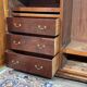 Armoire dressing Victorienne 19ème en acajou.