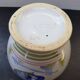 Old vase quimper henriot ceramic white décor blue rooster vintage