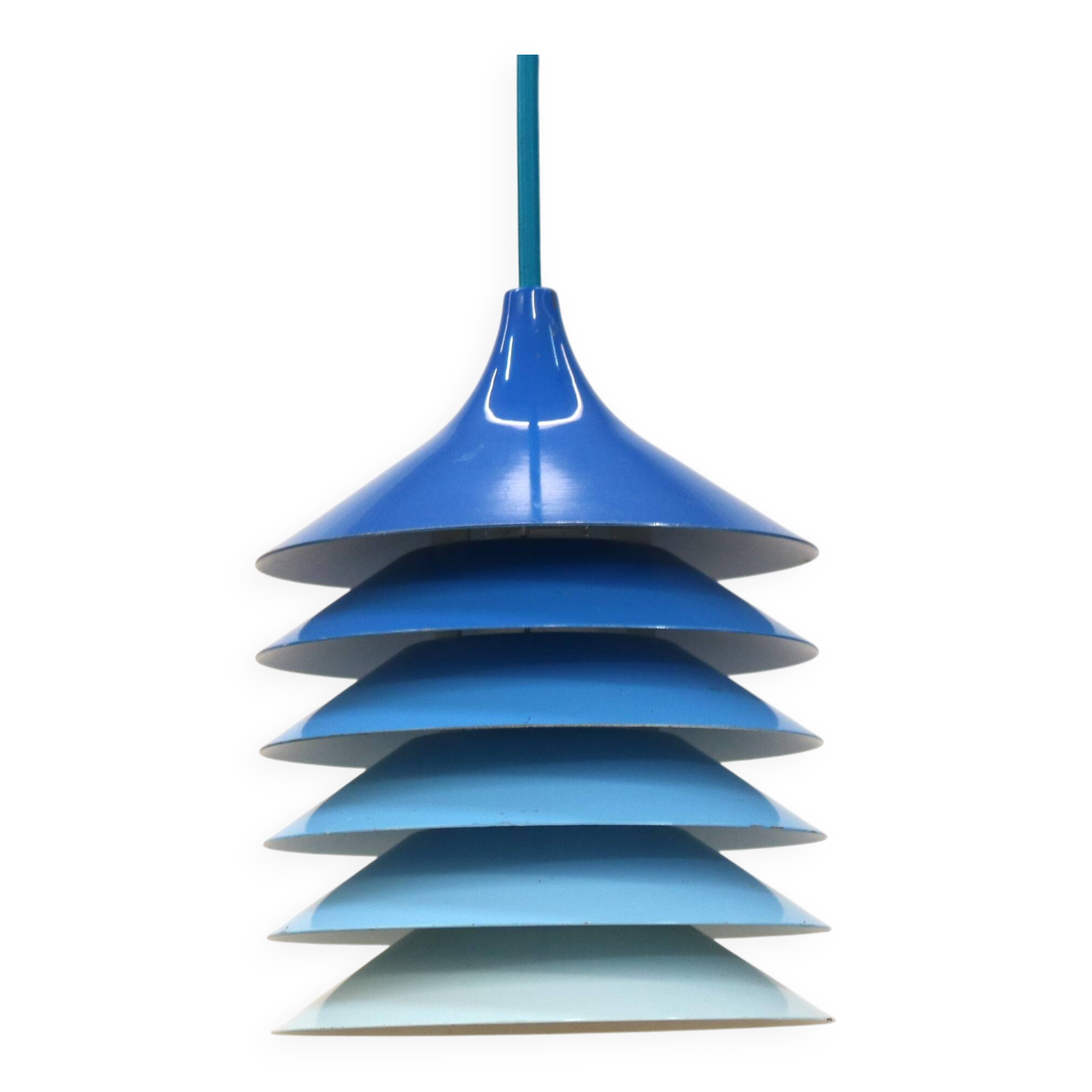 Vintage IKEA original blue lamp - Duett T202 - Bent Gantzel Boysen design