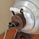 Table lamp in vintage industrial style