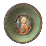 Miniature portrait of Louis dauphin on ivory