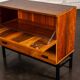 Rosewood burl chest of drawers