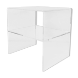 Side table with shelf, Germany, 1990s.