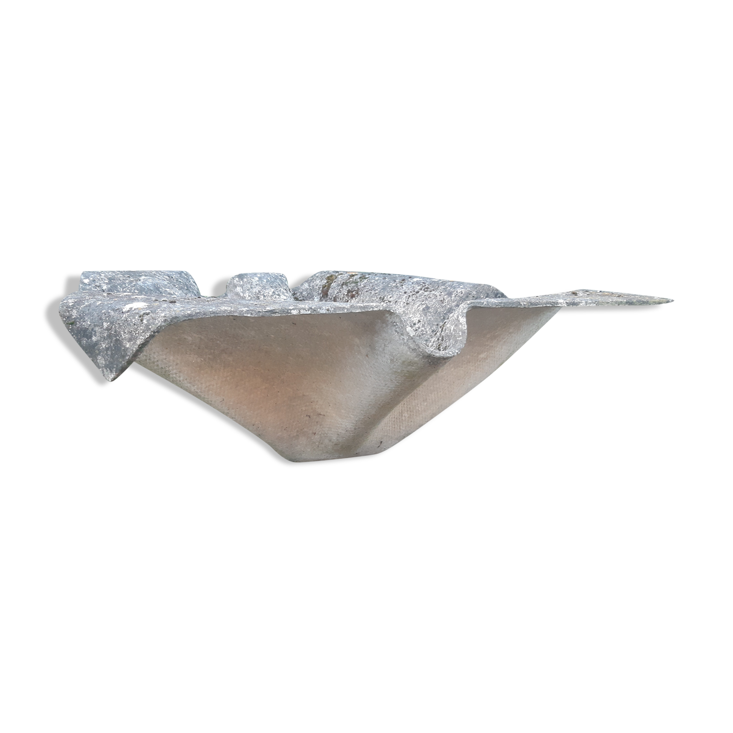 Handkerchief planter by Willy Guhl for Eternit 1950