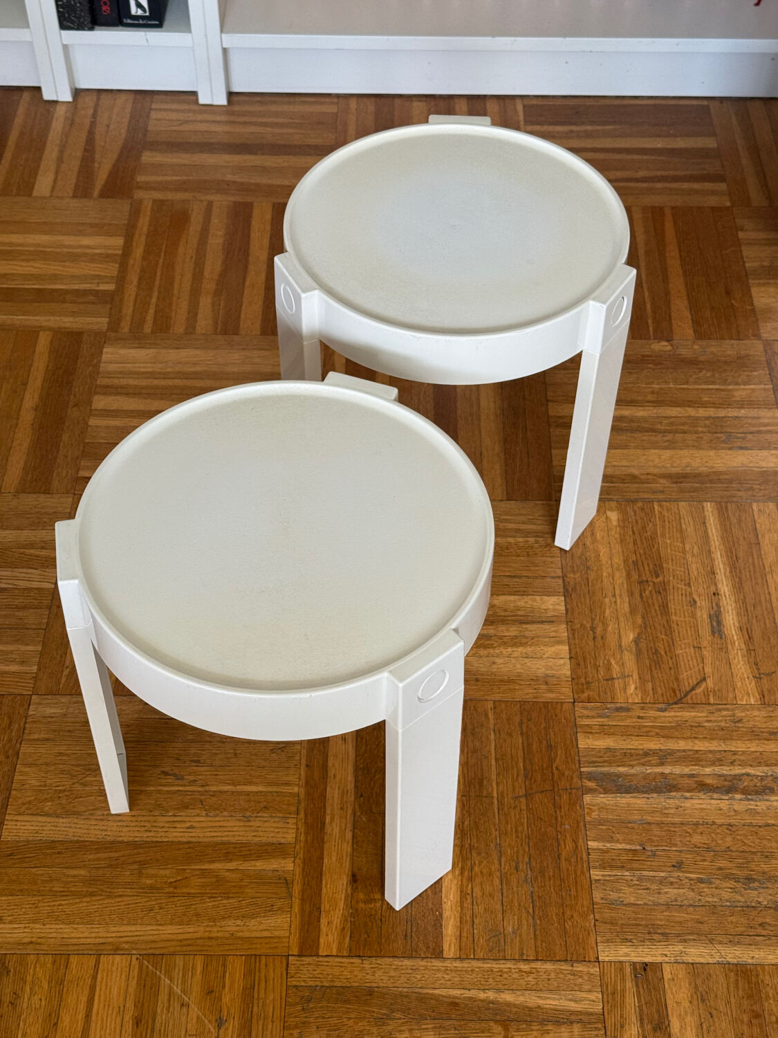 Set of 2 coffee tables from Prisunic.