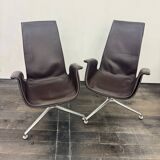2 FK6725 Chairs by Preben Fabricius and Jørgen Kastholm