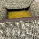 Vintage wool armchair