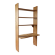 Birch plywood bookshelf, desk top.