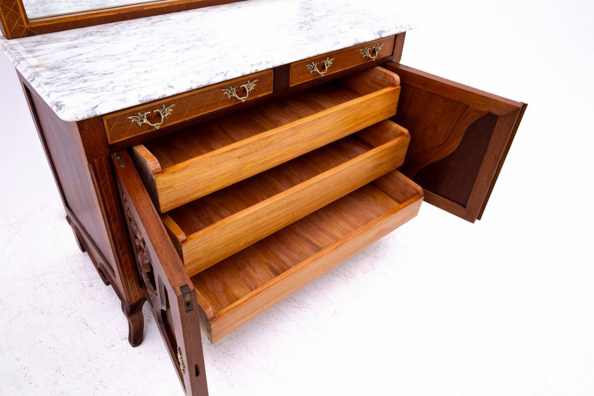 Antique dressing table from the turn of the 19th and 20th centuries, France.