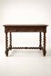 Small table / desk in Henri II style with twisted legs.