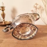 Saucière en métal argenté