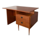 Bureau vintage en acajou, 1950, restauré