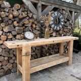 Renovated carpenter's workbench