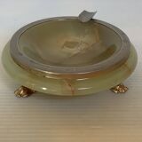 Individual onyx tripod ashtray
