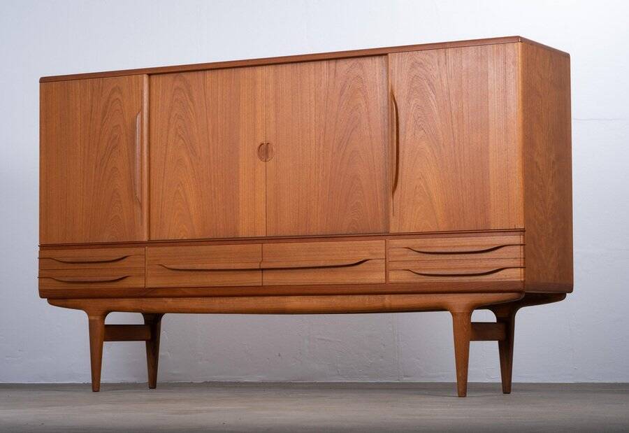 UM14 Sideboard attributed to Johannes Andersen for Uldum Møbelfabrik, Denmark, 1960s