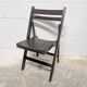 Chaise pliante en bois