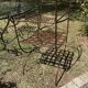 Wrought iron table and chairs for indoor/outdoor use.