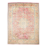 9x12 Pale Red & Cream Classic Persian Rug, 279x374Cm