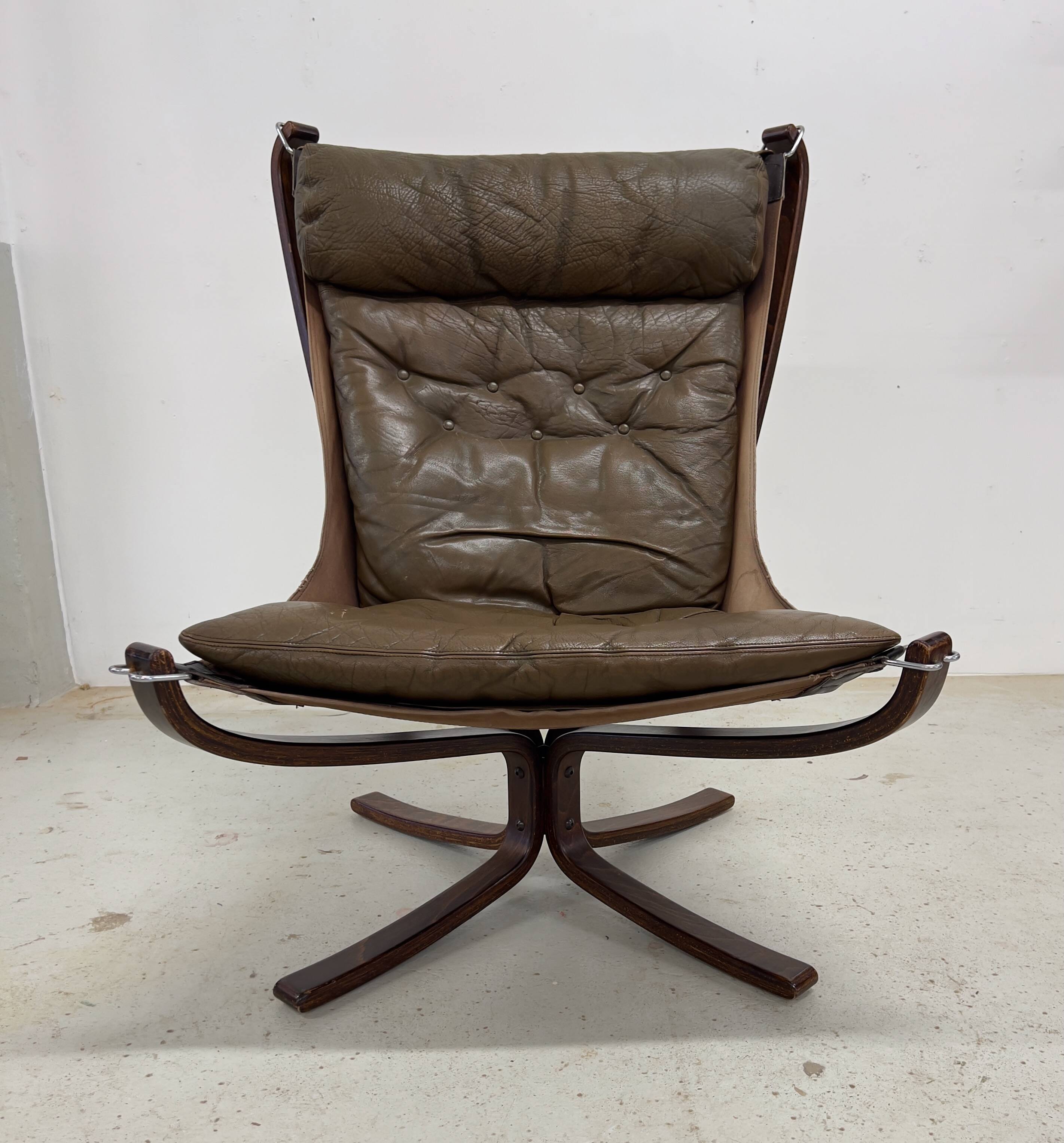 Falcon Chair By Vatne Møbler, Norway, 1970s.